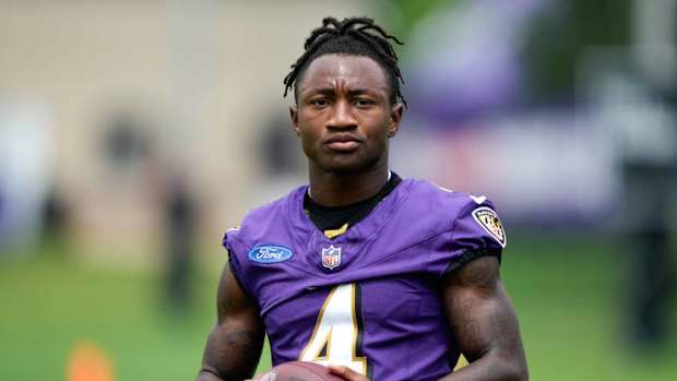 Baltimore Ravens wide receiver Zay Flowers